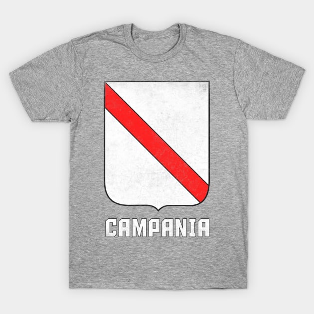 Campania / Italia Region Coat of Arms / Vintage Style T-Shirt by DankFutura